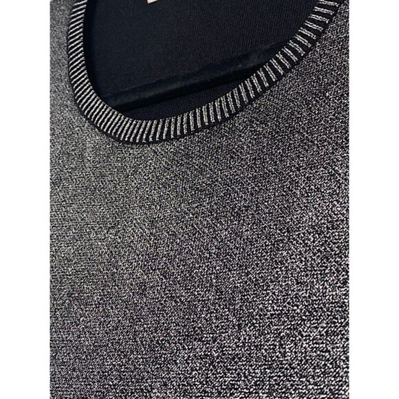 Rachel Roy Women's Gray‎ Silver Metallic Sleeveless Pencil Dress Sheath Sz M - Picture 6 of 6